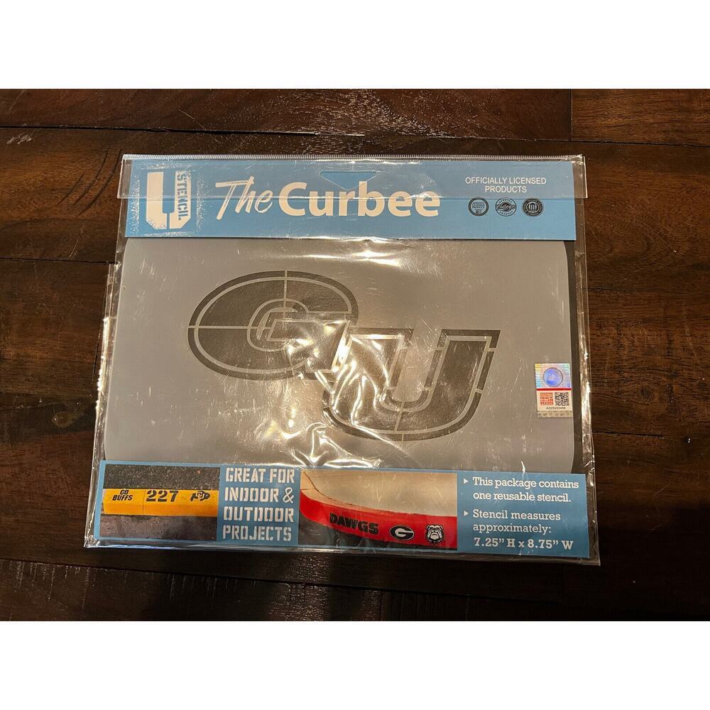 The Curbee Gonzaga University Bulldog Dawgs Fan Stencil Set Game Night NEW